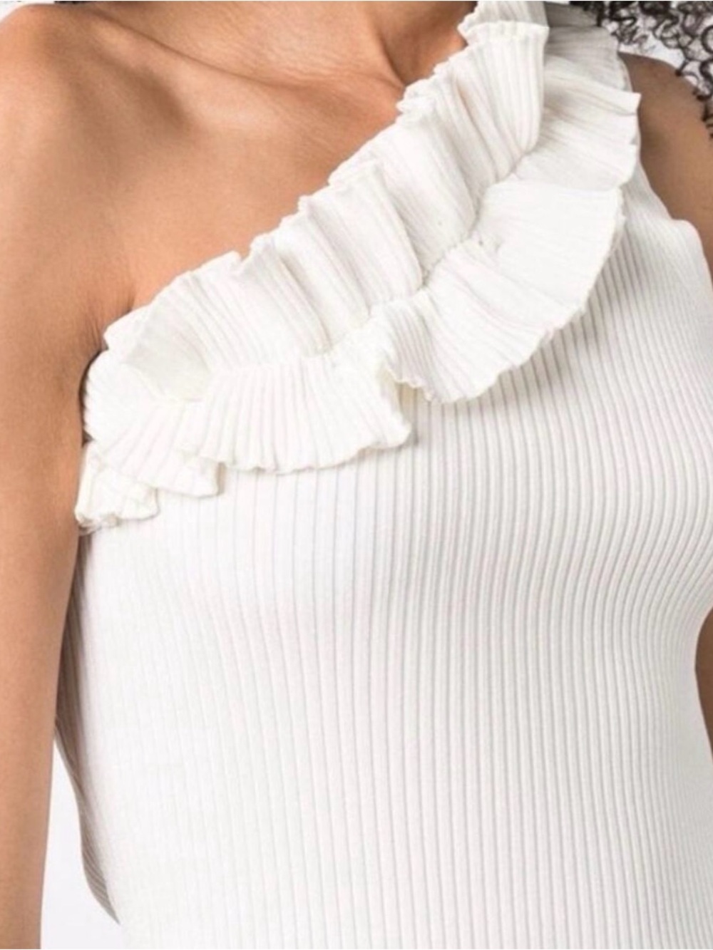 Zimmermann Cream One-Shoulder Ruffle Tank
Size OP - Picture 3 of 9